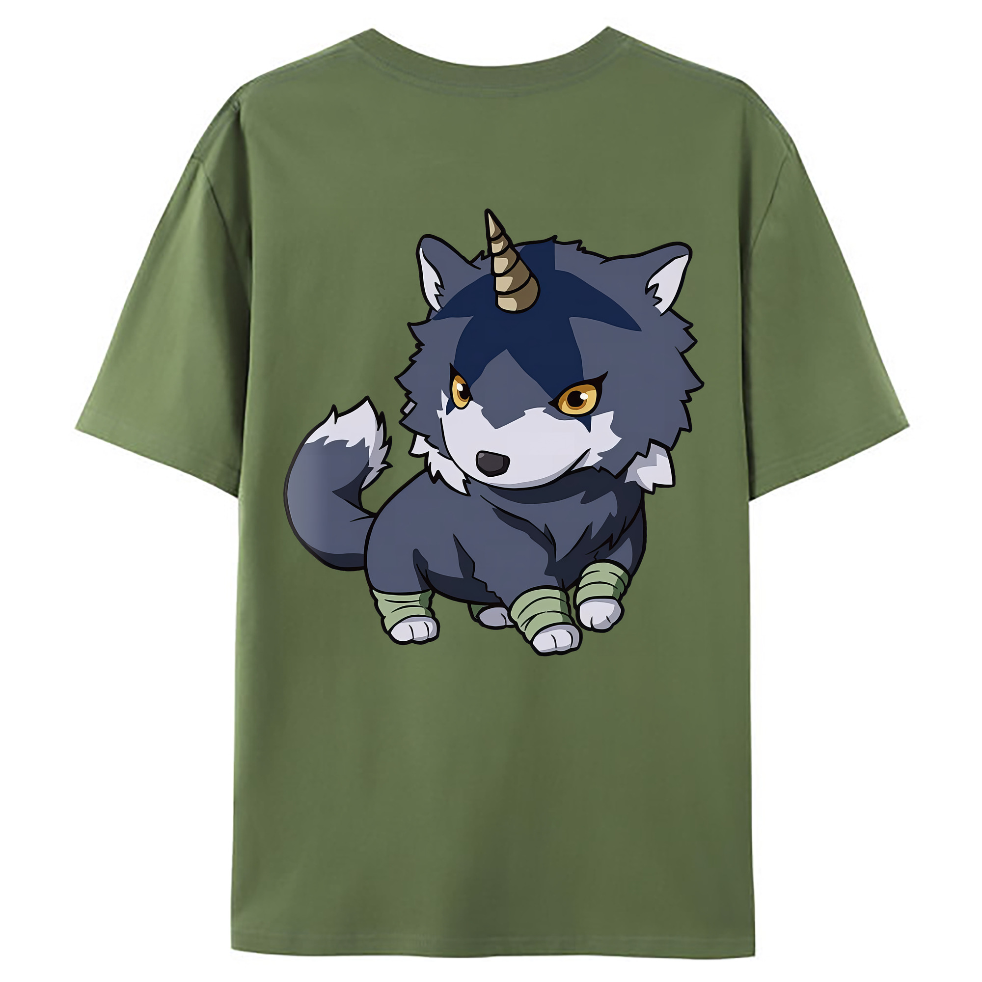 （画像用） 転スラ Regarding Reincarnated to Slime 綿100％ メンズ半袖Tシャツ（バックプリント） 通気性